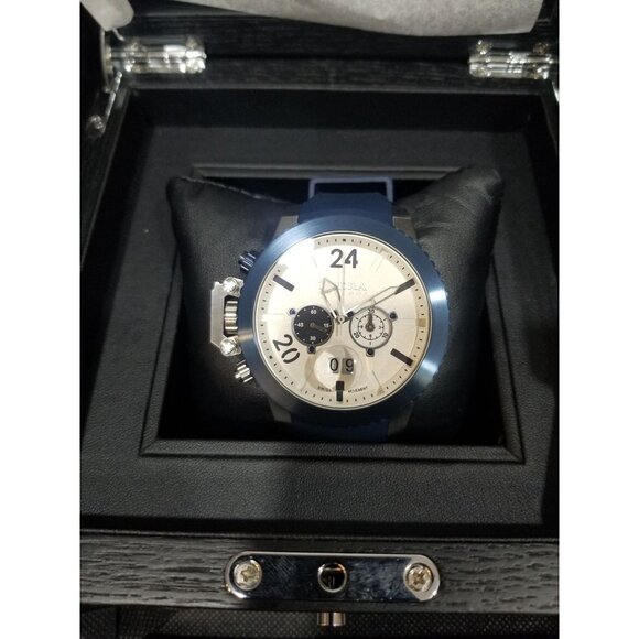 Brera Orologi - Militare II - White/Blue BRML2C4801 New In Box.